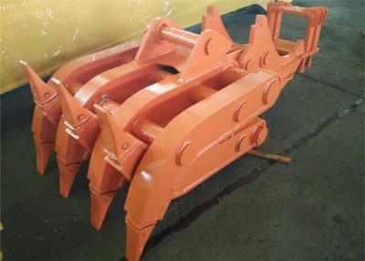China Seven Tooth Rotate Wood Grapple / Timber Grapple for Hitachi EX230 Excavator for sale