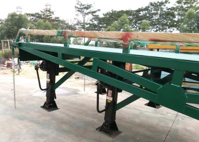 China 4 Legs Container / Truck Mobile Yard Loading Ramp 10 Ton With Hydraulic System for sale