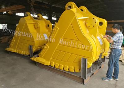 China 2100 Mm Width Heavy Duty Rock Bucket For Hitachi Excavator EX1200 With 5.0cbm for sale