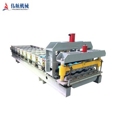 China glazed tile cold roll making machine, glazed roofing forming machine for sale