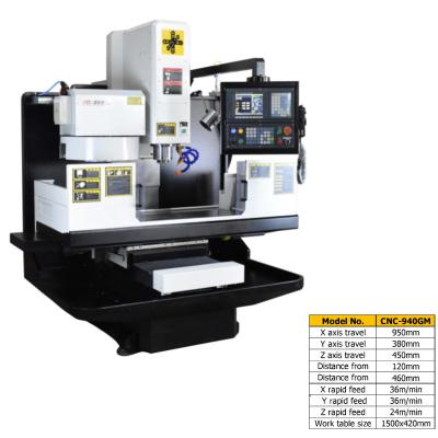 China Z Axis Travel 450mm 3 Axis CNC Machining Center for sale