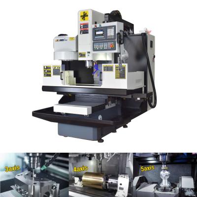 China High Rigidity CNC Vertical Milling Machine 400KG Max Load 3 Axis BT40 Spindle for sale