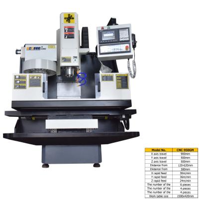 China BT40 Spindle 3 Axis CNC Milling Machine 500mm Z Axis Travel CNC And VMC Machine for sale