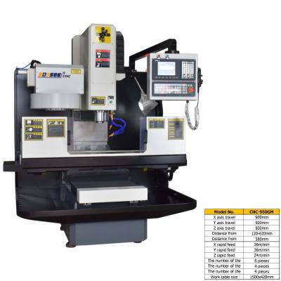 China Automated VMC 3 Axis CNC Milling Machine 400KG Max Load For Metal Parts Processing for sale