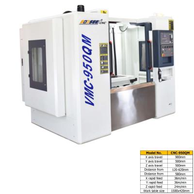 China Industrial 3 Axis Vertical CNC Machine BT40 Spindle Automatic CNC Milling Machine for sale