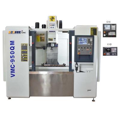 China Industrial CNC Heavy Duty Vertical Milling Machine 3 Axis 400KG Max Load for sale
