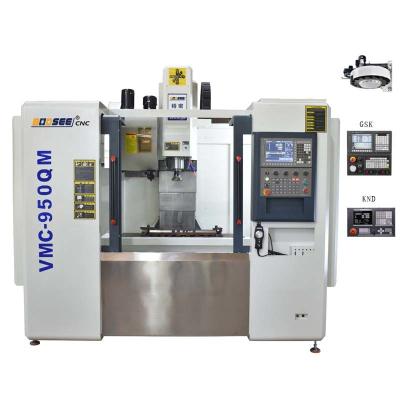 China BT40 Spindle VMC 4 Axis CNC Milling Machine 1500x420mm Long Work Table for sale