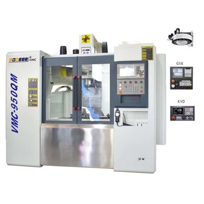 China Three Axis High Precision CNC Vertical Milling Machine BT40 Spindle 400kg Max Load for sale