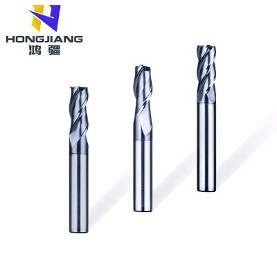 China 3 Flutes Corner Radius End Mill Carbide Cutter For Stainless Steel Milling Cutting Tools for sale