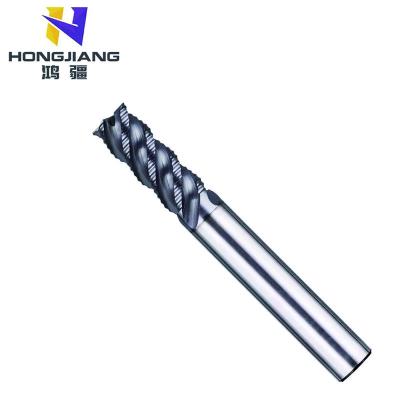 China 4 Flutes Square CNC Cutting Tool Carbide Cutter For Roughing Solid Carbide End Mill for sale