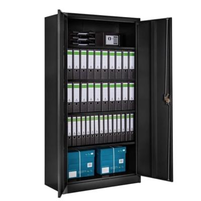 China Black Filing Cabinet Two Door (Other) Adjustable Filing Cabinet Design Lockable File Cabinet en venta
