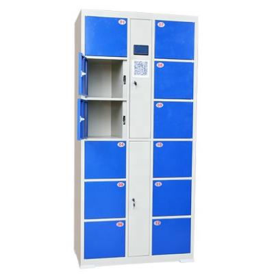 China Digital 12 door code locker cabinet qr metal locker lockers pintu pintu kerja black smart storage locker for sale