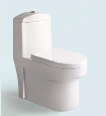 China Bathroom Sanitary Ware Ceramic Siphonic One piece Toilet/WC/Toilet seat/Floor mounted for sale