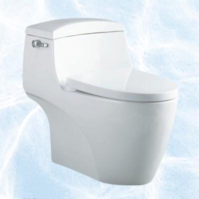China Bathroom Sanitary Ware Ceramic Siphonic One piece Toilet/WC/Toilet seat/Floor mounted for sale