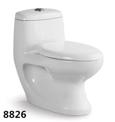 China India and Mid-east Bathroom Ceramic 100/250/300mm Roughing-in Washdown One-piece Toilet for sale