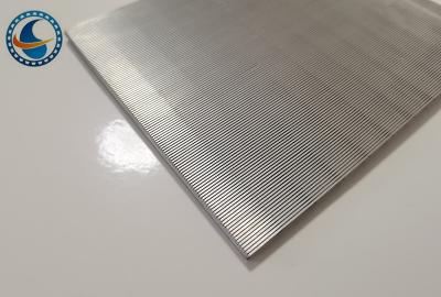 China Roestvrij staal 316L slot 0,02 mm wedge draad scherm panelen Te koop