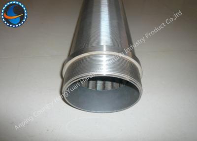 China Thread Wedge Johnson Wire Screen Male / Female Pipes For Liquid / Gas Filtration for sale