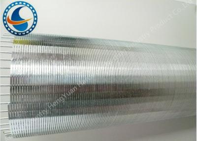China Full Welded Stainless Steel Wedge Wire Screen 2.9m / 3m / 5.8m / 6m Length for sale
