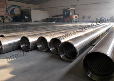China 304 rang Johnson Stainless Steel Well Screens voor Waterzuiveringsinstallatie Te koop