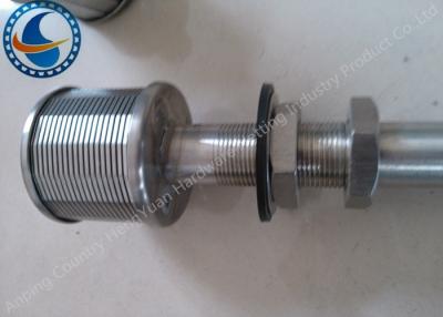 China High Temperature Resistance Sand Filter Nozzle With Vertical Slots Custom Design for sale