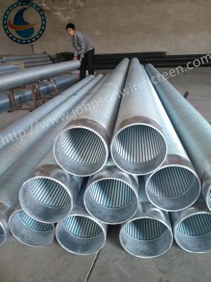 China Full Welded Johnson Screen Pipe , Stainless Steel Well Pipe For Water Well Drilling for sale