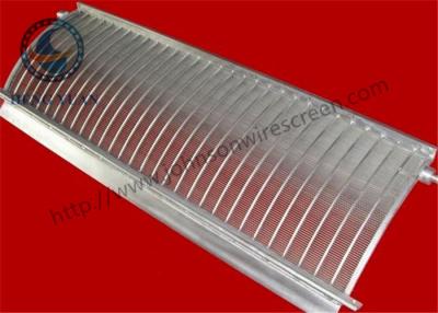 China 30 Slot Parabolic Screen Filter For Filtration Industry Long Service Life for sale