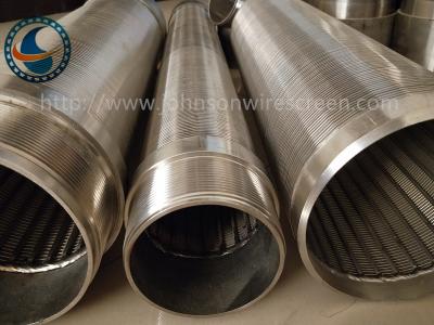 China Full Welded Johnson Wedge Wire Screens Large Open Area Simple Structure for sale