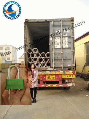 China 5800mm Length Well Casing Screen , Industrial Water Well Sand Screen for sale