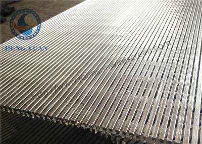 China 304 Stainless Steel Wedge Wire Screen , Vibrating Screen Panels Long Lifespan for sale