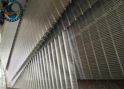 China V Shape Wedge Wire Screen Panels For Mineral Processing Self Cleaning for sale