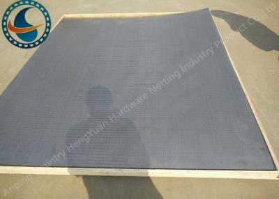 China Non Clogging Wedge Wire Screen Panels For Waste Water Long Service Life for sale