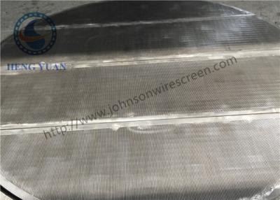 China Good Mechanical Properties Wedge Wire Screen Panels For Beer Equipment for sale