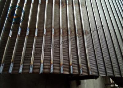 China Good Heat Dissipation Wedge Wire Screen Panels For Water Process / Fluid Treatment for sale