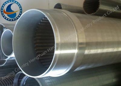 China Filtro para pozos del acero inoxidable 304 del tratamiento de aguas, cilindros de la pantalla de alambre de la cuña en venta