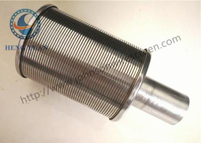 China 316L Water Screen Filter / Water Strainer Filter 0.2 Mm Slot Size for sale