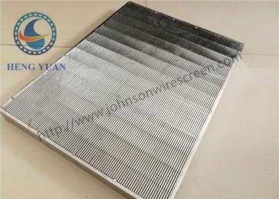 China Vee Wedge Wire Mesh Grids Panel , Stainless Steel Sieve Screen 0.7mm Slot Size for sale