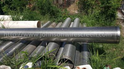 China Stainless Steel 304 Johnson Wire Screen Pipe , Johnson Filter Screen for sale