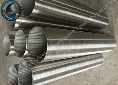 China Welding Standard Wire Wrapped Screen / Slot Continuous / Filter Cylinder for sale