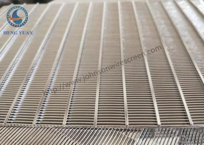 China El panel de acero inoxidable de la pantalla de la ranura de la pantalla del tamiz 304 longitud de 500 milímetros en venta
