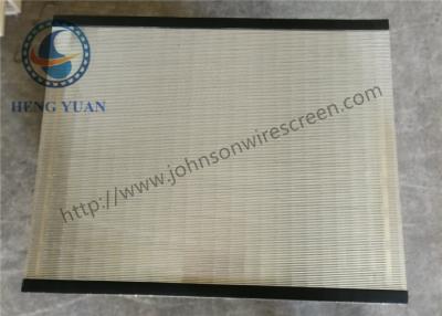 China Wedge Wire Screen Panels / Weld Wedge Wire Sheets 300 Mm + 450 Mm Diameter for sale