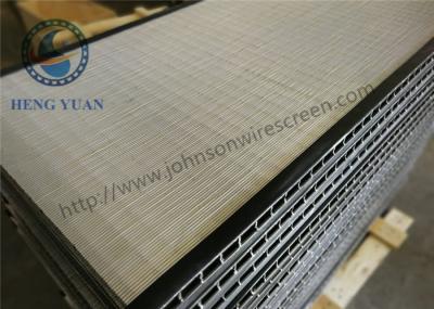 China Stainless Steel Welded Wedge Wire Screen Sieve Plate For Coal Washer for sale