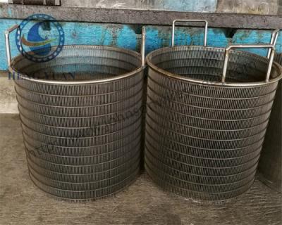 China 304 Grade Wire Cylinder Basket , Water Treatment Rotating Drum Screen for sale