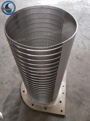 China Stainless Steel 316L Rotary Screen Drum Wire Strainer Basket 520 Mm Diameter for sale