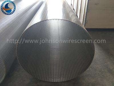 China Automatic Back Wash Drum Screen , OD 600 MM Wire Wrap Screen Mesh for sale