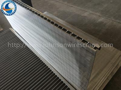 China La pantalla de alambre durable de la cuña artesona la ranura de 1m m para la filtración líquida/sólida en venta