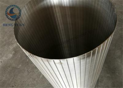 Chine Fente inverse d'écran de blessure de fil de cale de cylindre de tamis filtrant d'acier inoxydable à vendre