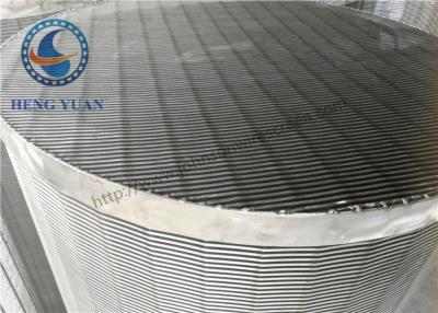 Cina Lo schermo di cavo di profilo del grande diametro convoglia l'acciaio inossidabile per il filtro da acqua in vendita