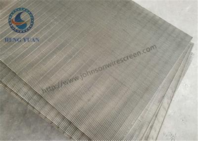 China SS 205 / 304 / 316 / Wedge Wire Mesh For FIlter Sieve Screening 0.5mm Slot Size for sale