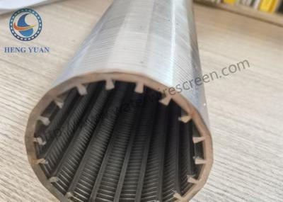 China Slot 60 Johnson Wire Screen Wedge Shaped Filter Element For Screening for sale