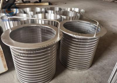 China Wedge Wire Inner Filter Rotary Screen Drum Cylinder For Sewage Treatment for sale
